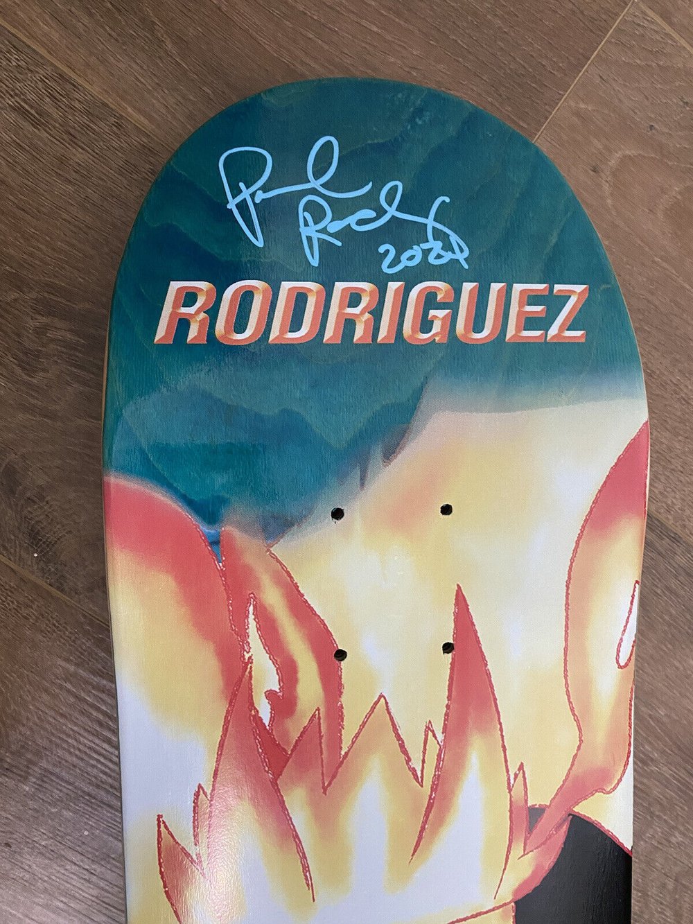 Signed Paul Rodriguez Primitive Naruto Chakra Autographed Skateboard Deck PROD Anime