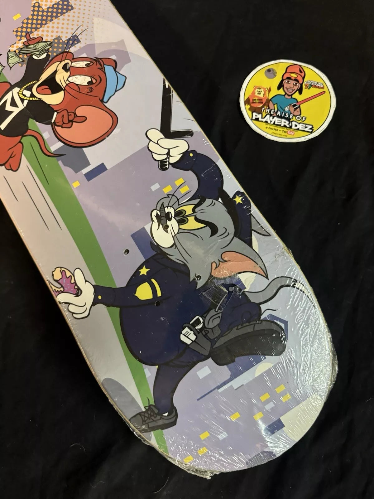 Brandon Turner Signed Tom And Jerry Autographed Sk8mafia Skateboard Deck Police Cops