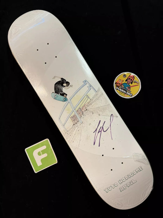 Yuto Horigome Signed Henry Jones Autographed April Skateboard Deck