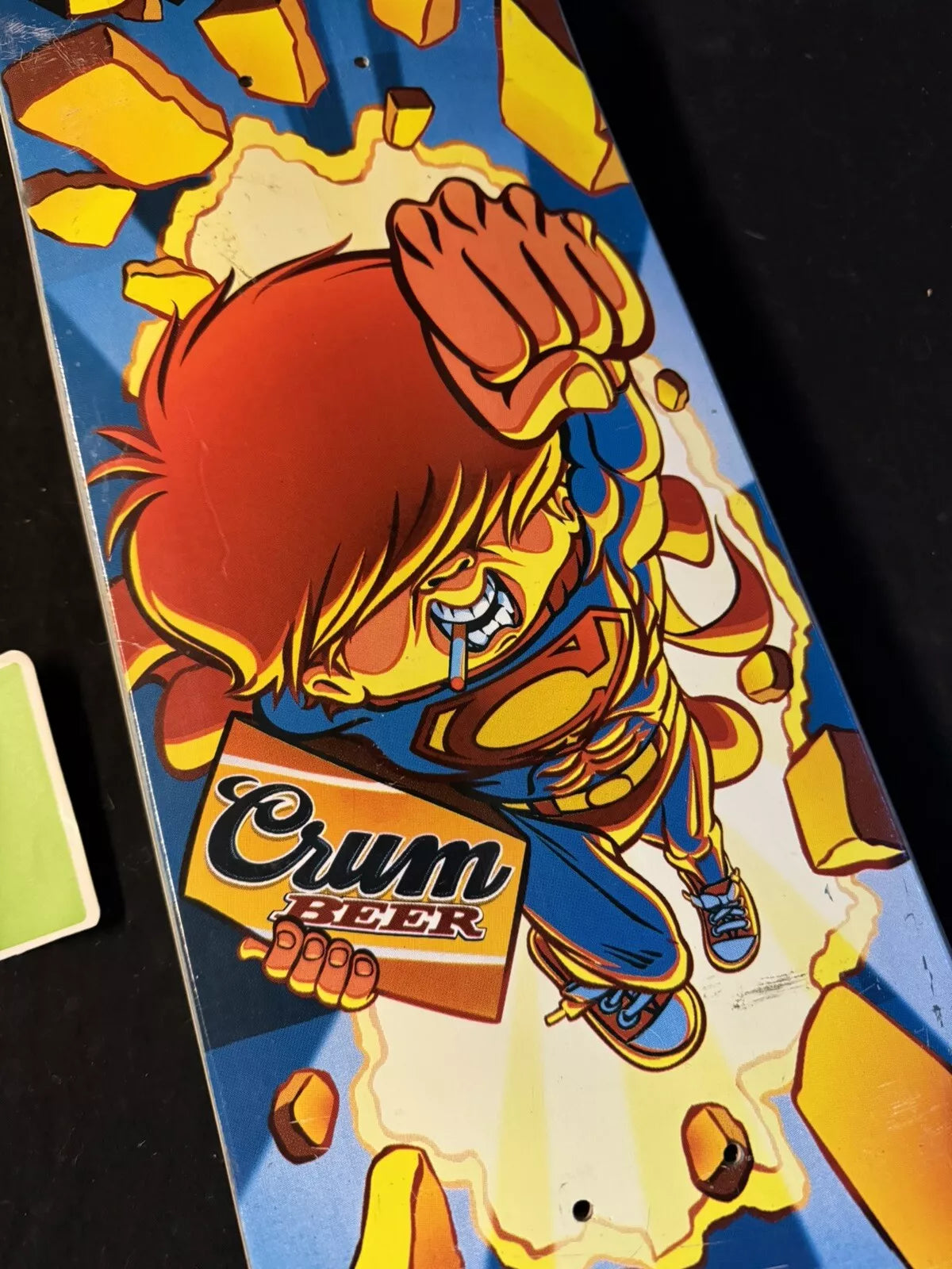 Mike Crum Signed SuperCrum World Industries Autographed Skateboard Deck