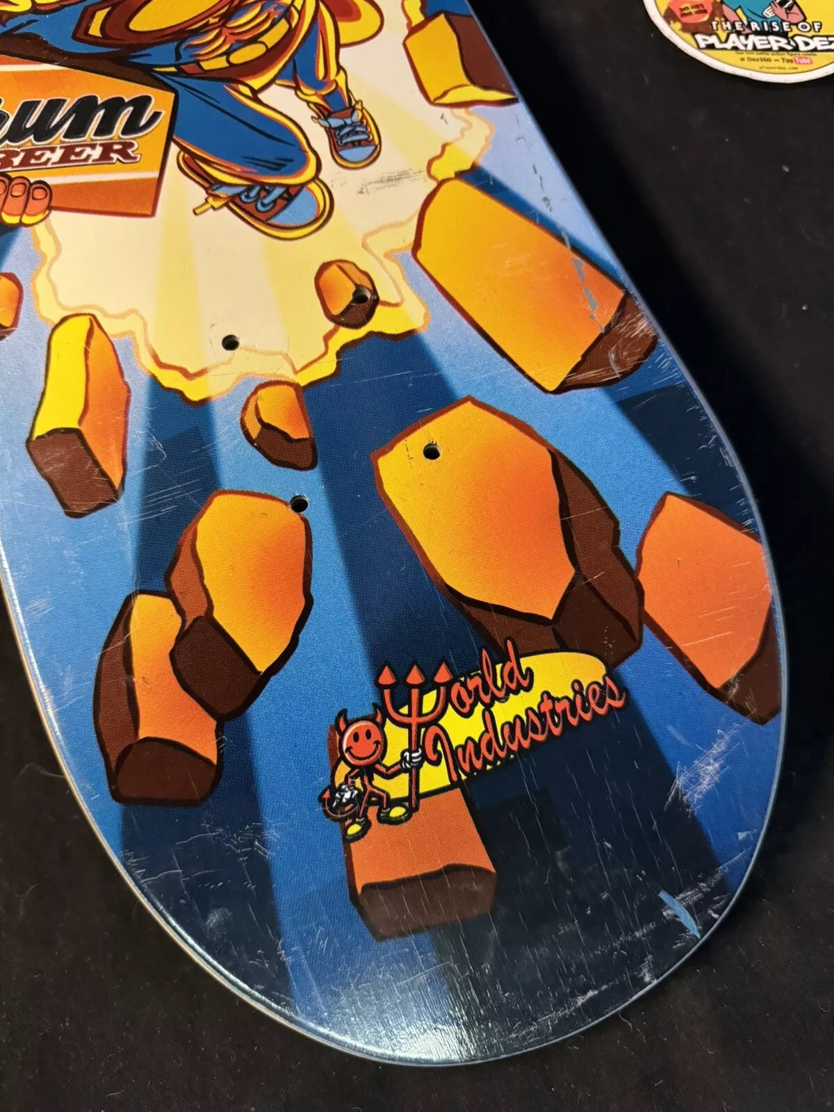 Mike Crum Signed SuperCrum World Industries Autographed Skateboard Deck