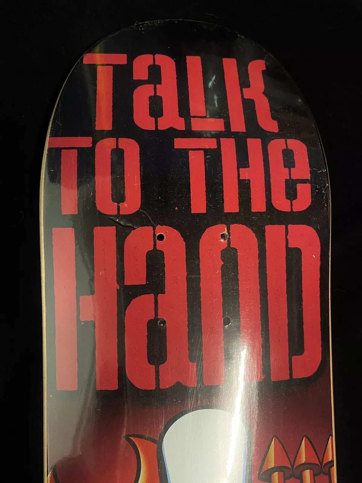 World Industries Mike Peterson Devil Man Skateboard Deck Flame Boy