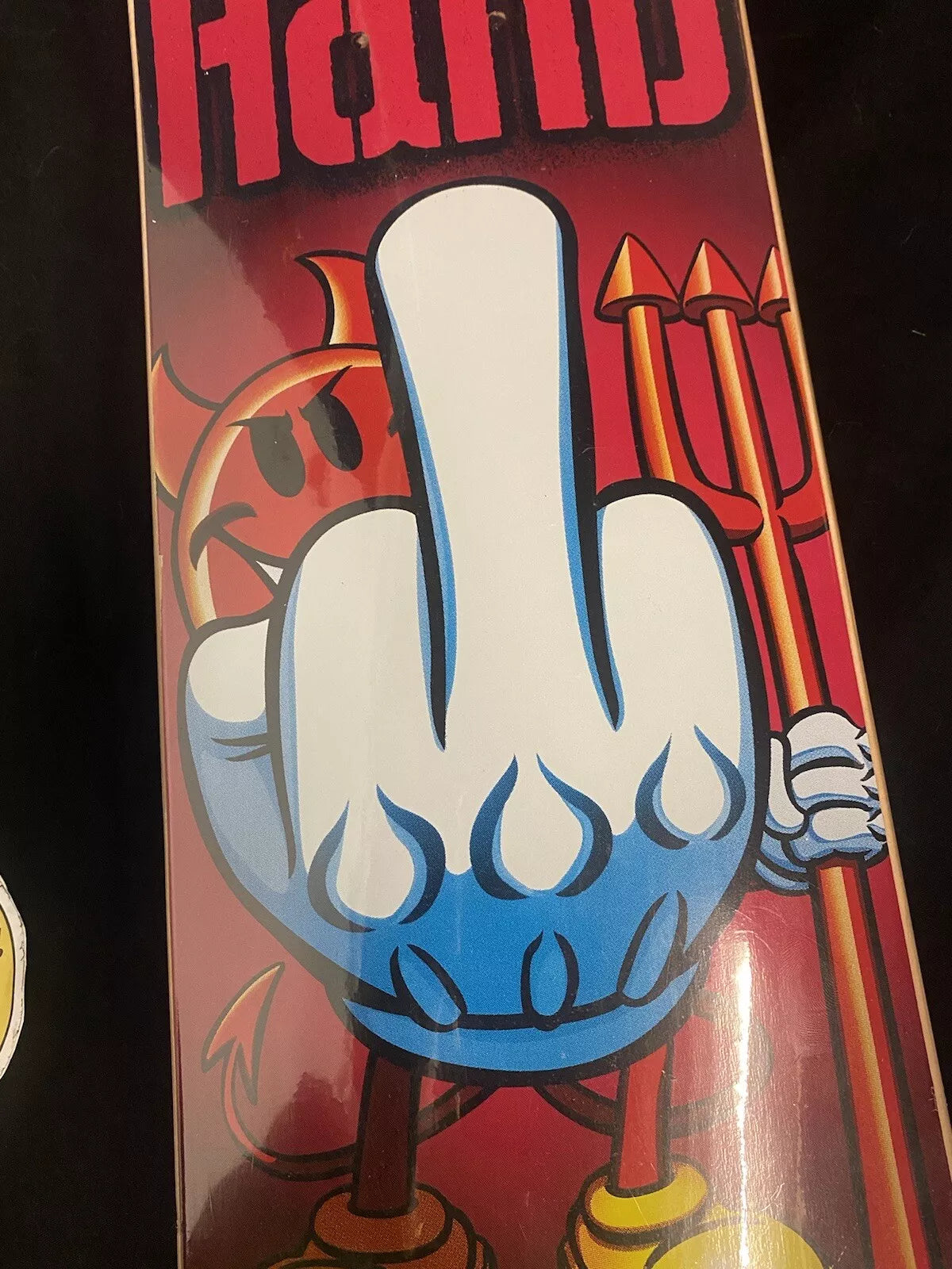 World Industries Mike Peterson Devil Man Skateboard Deck Flame Boy