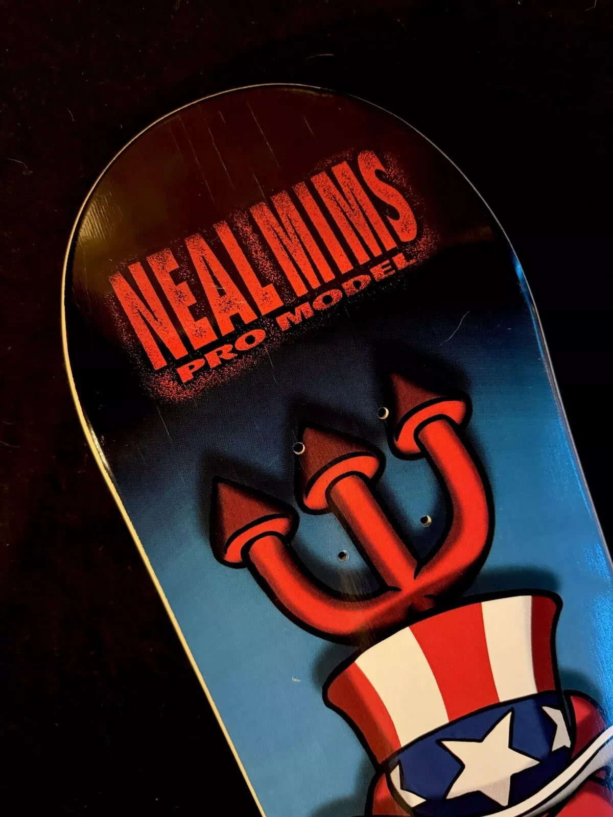 World Industries Devil Man I WANT YOU Skateboard Deck Flame Boy