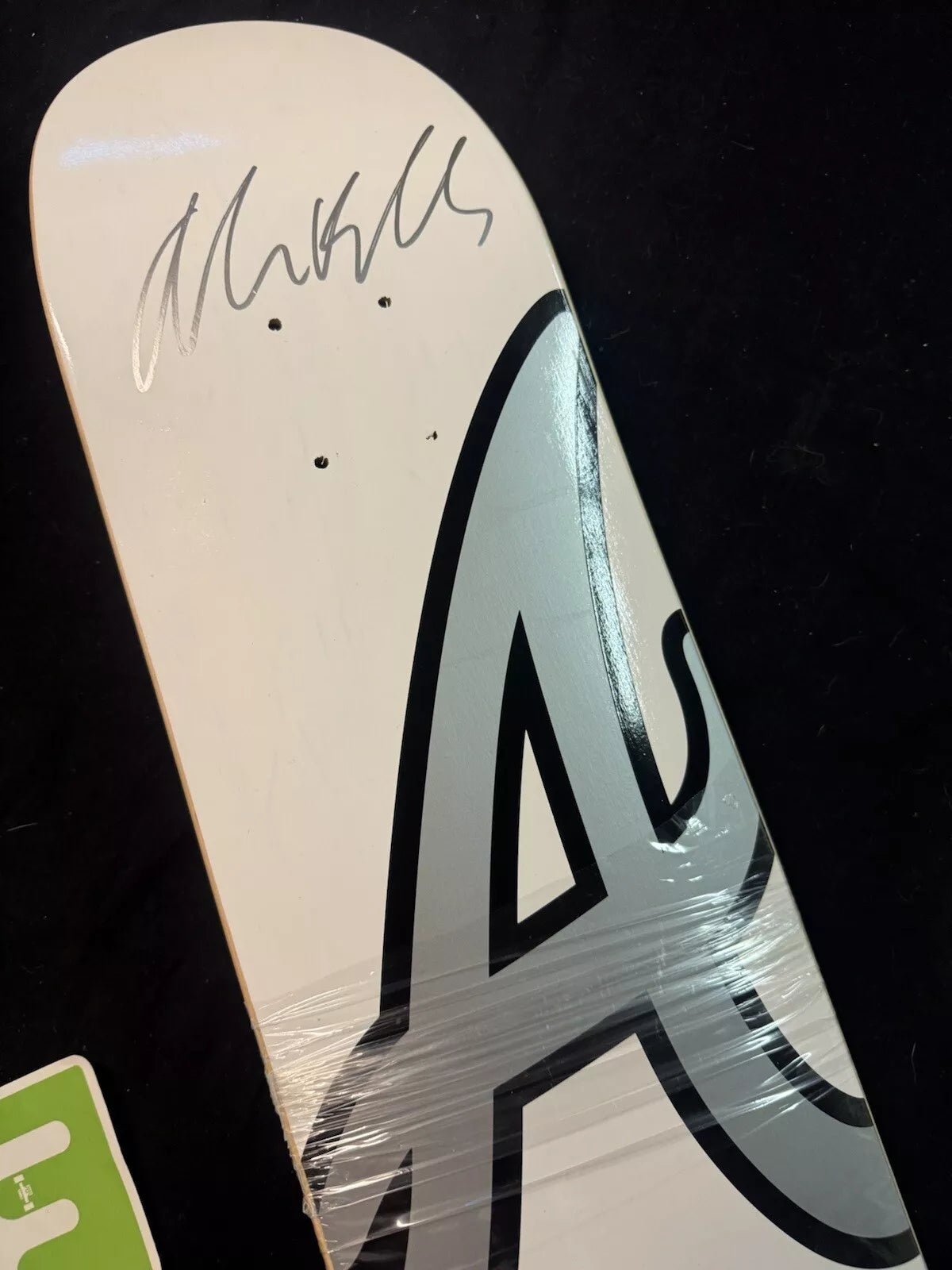 Andrew Reynolds Signed White A Logo Autographed Baker Skateboard Deck