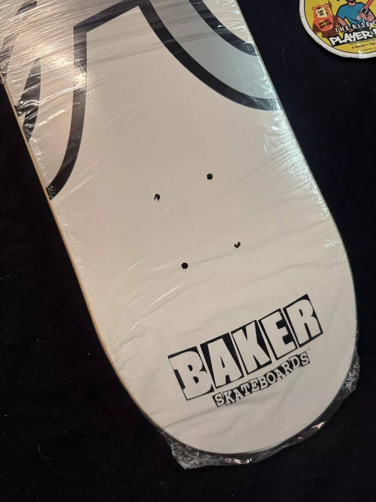 Andrew Reynolds Signed White A Logo Autographed Baker Skateboard Deck