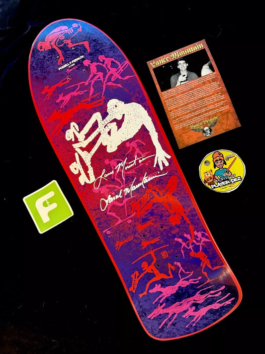 Lance Mountain Signed Series 6 Bones Brigade Autographed Powell Peralta Skateboard Deck
