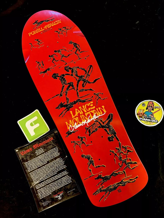 Lance Mountain Signed Red Bones Brigade 15 Autographed Powell Peralta Skateboard Deck