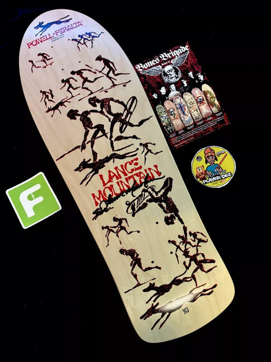 Lance Mountain Signed Bones Brigade 11 Autographed Powell Peralta Skateboard Deck