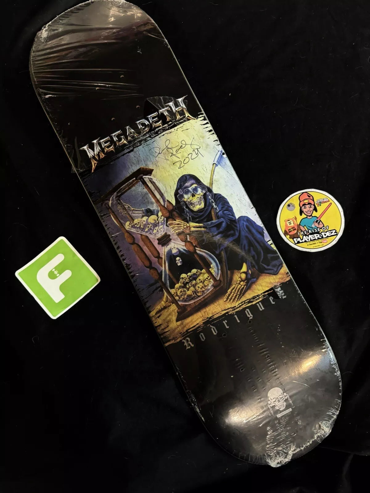 Paul Rodriguez Signed Primitive Megadeth Autographed Skateboard Deck