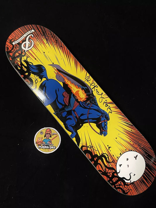 Paul Rodriguez Signed GITD Primitive Horseman Autographed Skateboard Deck