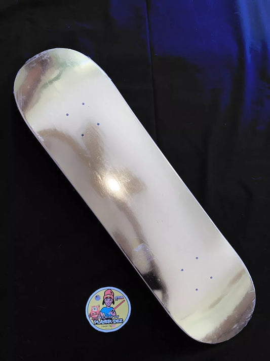 Paul Rodriguez Signed Gold Foil Bar Primitive Autographed Skateboard Deck