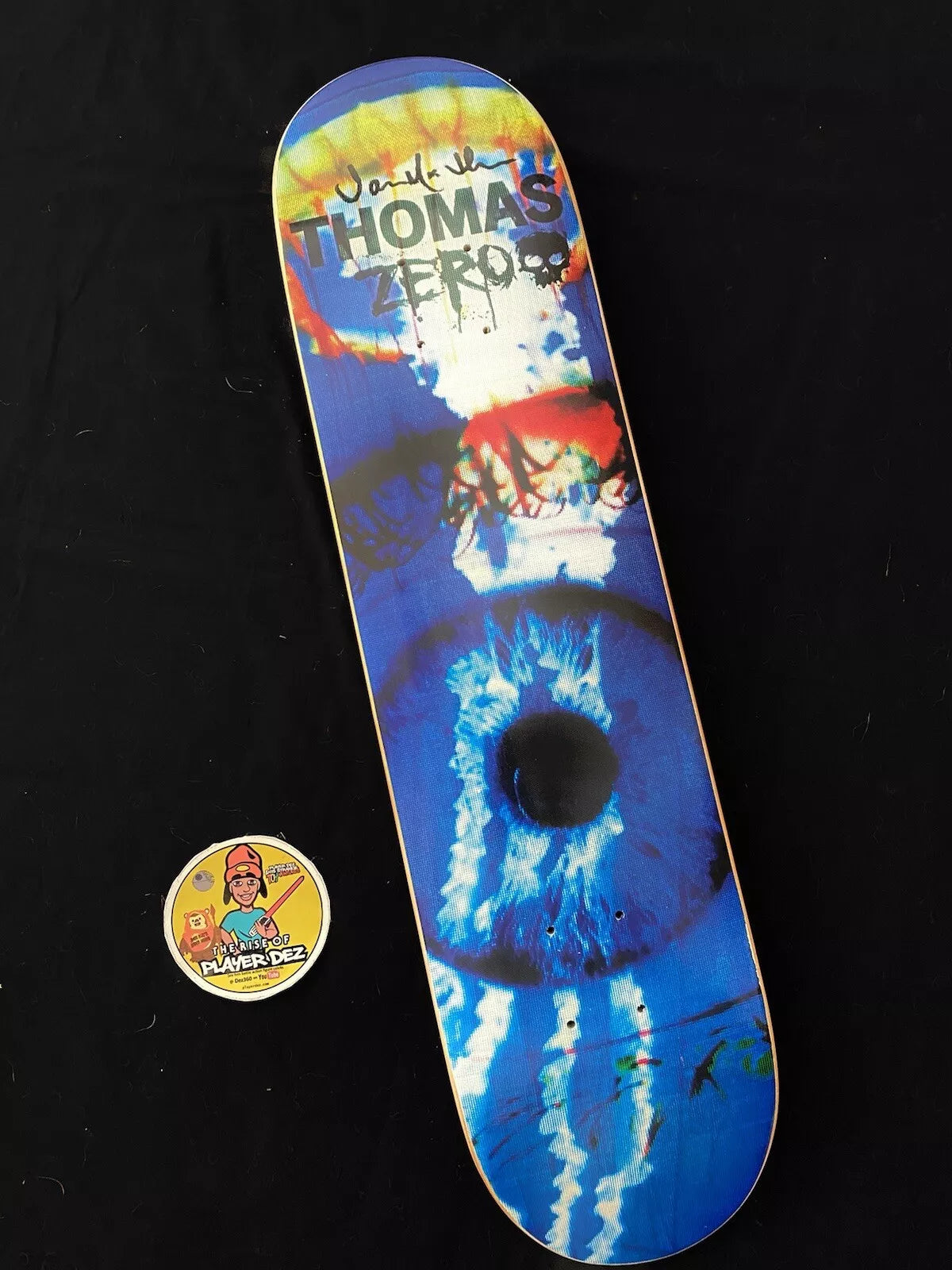 Jamie Thomas Signed Strange World Autographed Skateboard Deck