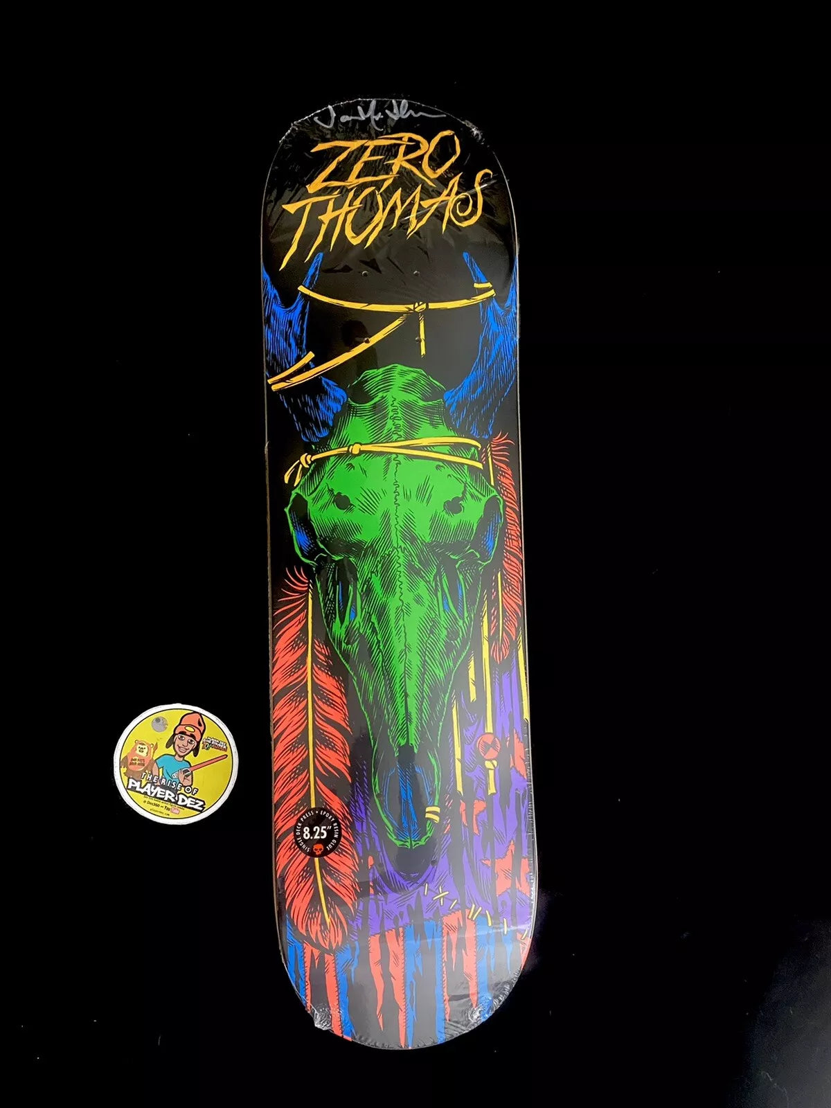 Jamie Thomas Signed BlackLight Zero Autographed Skateboard Deck