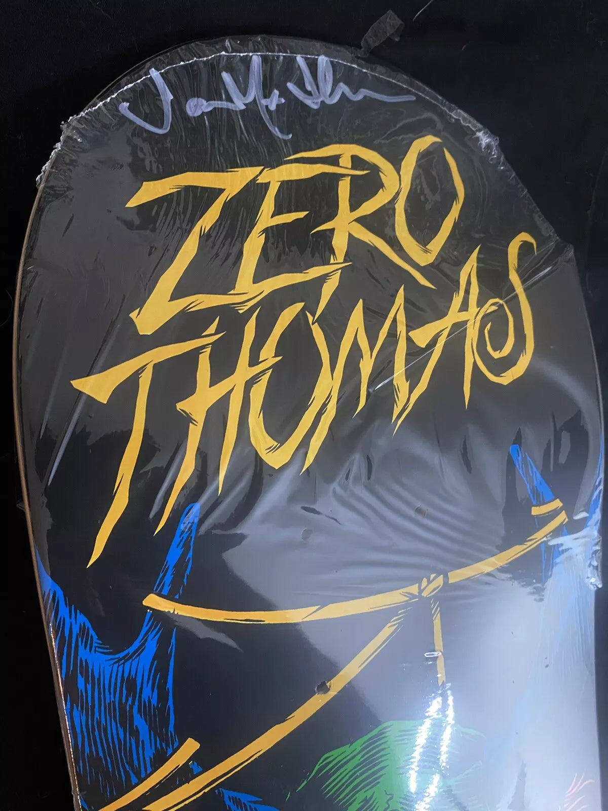 Jamie Thomas Signed BlackLight Zero Autographed Skateboard Deck