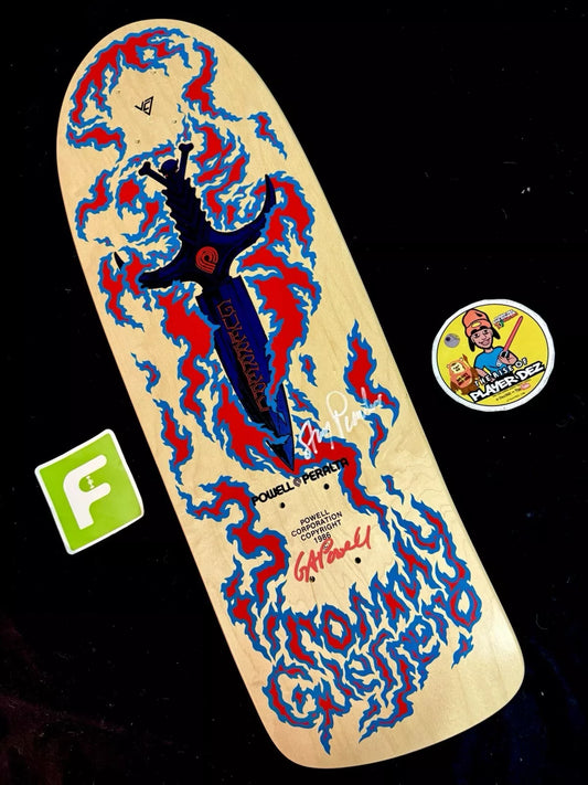 Tommy Guerrero Signed Series 11 Stacy Peralta George Powell Autographed Skateboard Deck