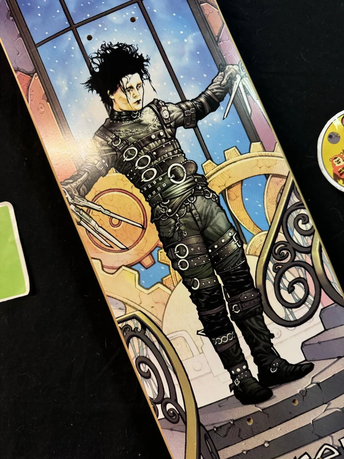 Corey Duffel Signed Edward Scissorhands Autographed Foundation Skateboard Deck
