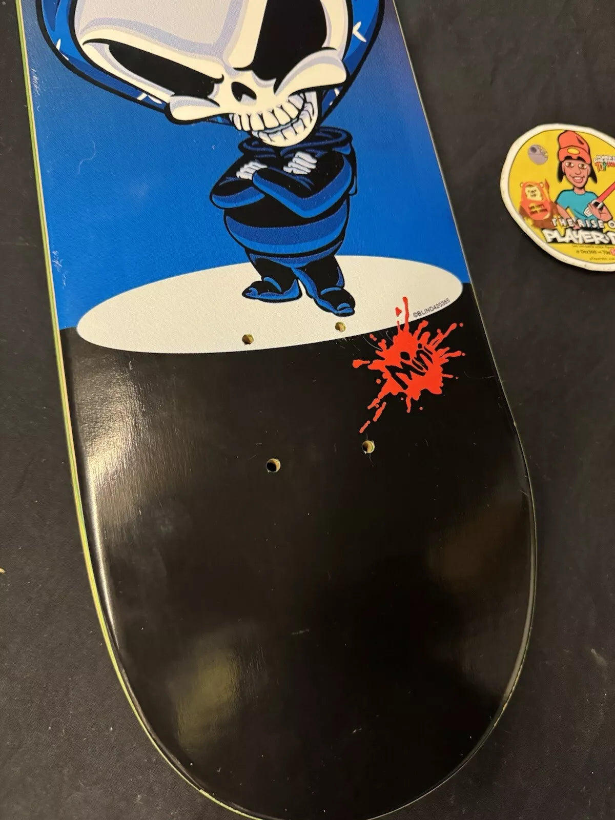 Blind Thugsta Reaper Bandana Tupac Skateboard Deck Vintage Mini Mid