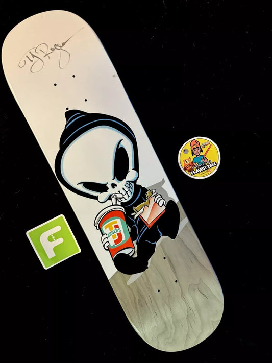 TJ Rogers Signed Blind Reaper Munchies Autographed Skateboard Deck