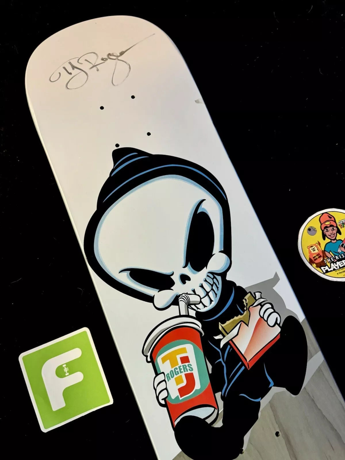 TJ Rogers Signed Blind Reaper Munchies Autographed Skateboard Deck