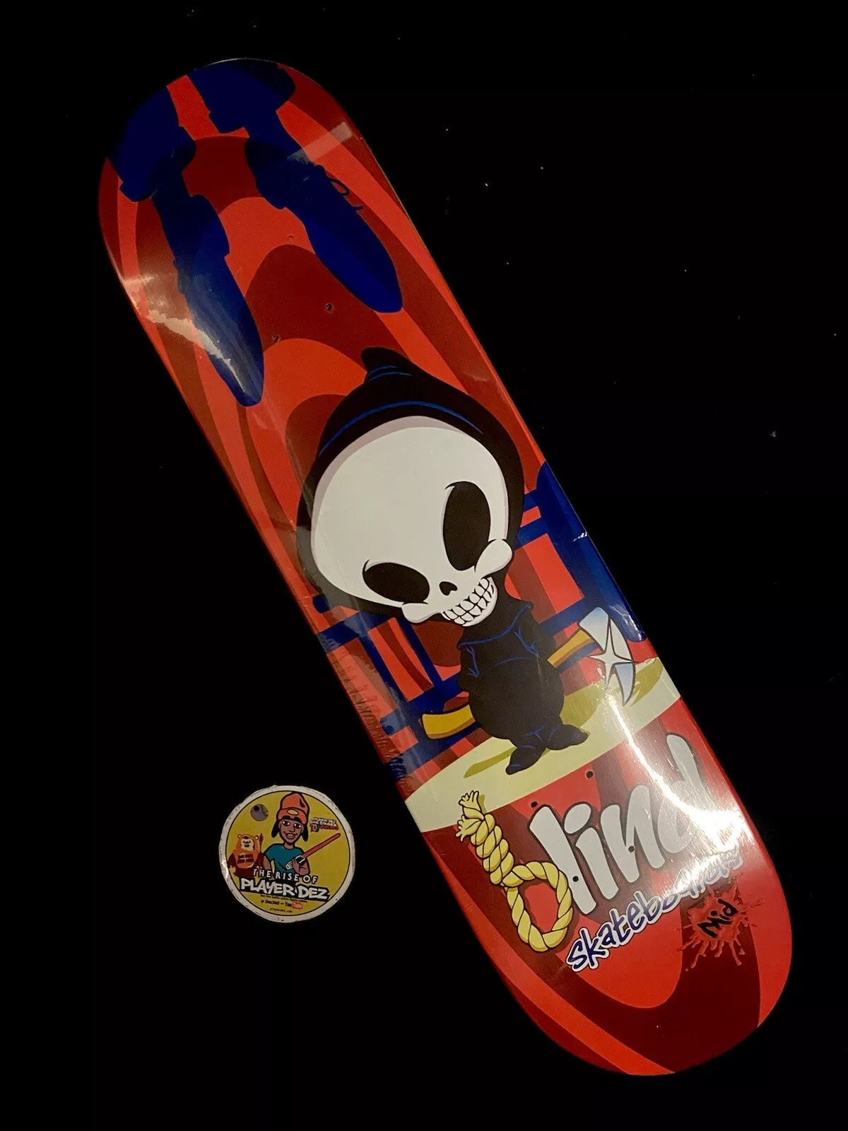 Blind Hang Noose Skateboard Deck Vintage In Shrink Mini Mid