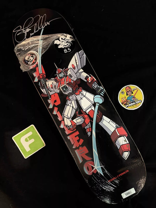 Steve Caballero Signed Gundam Wing Autographed Skateboard Deck Black Powell Peralta