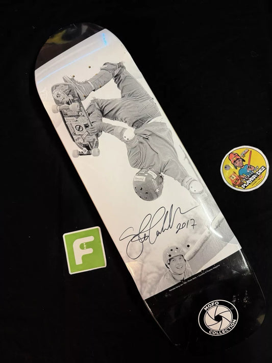 Steve Caballero Signed MOFO Skateboarding Hall Of Fame Autographed Skateboard Deck 2017
