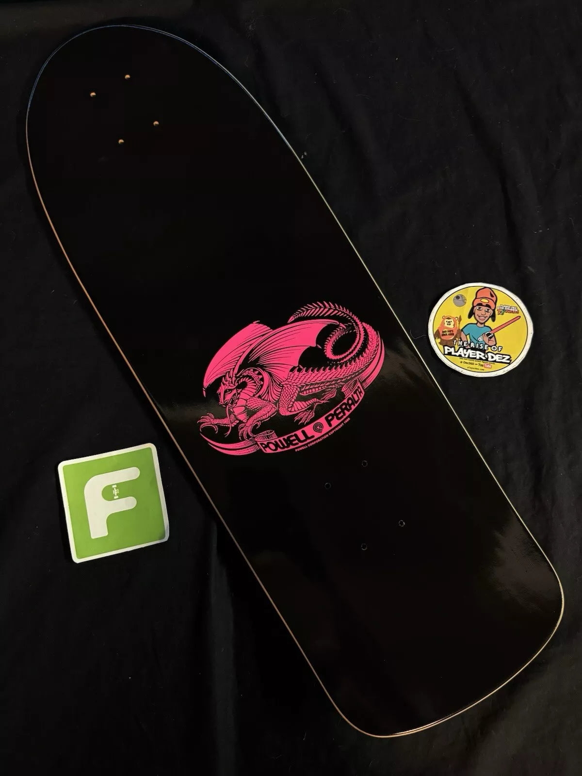 VC Johnson Signed Mike McGill Steve Caballero George Powell Ripper Autographed Skateboard Deck