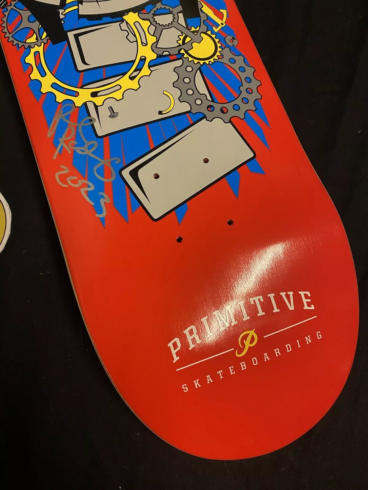 Paul Rodriguez Signed Primitive Red Nixon Autographed Skateboard Deck Claus Grabke
