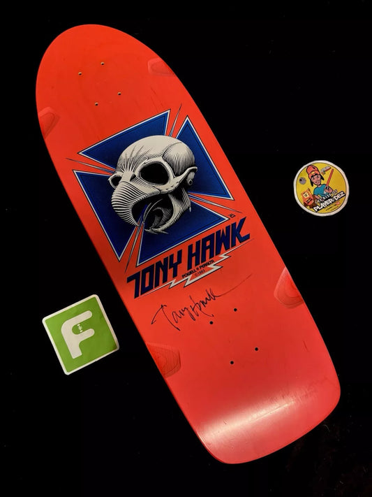 Tony Hawk Signed Bones Brigade Autographed Skateboard Deck Pink Series 3 Powell