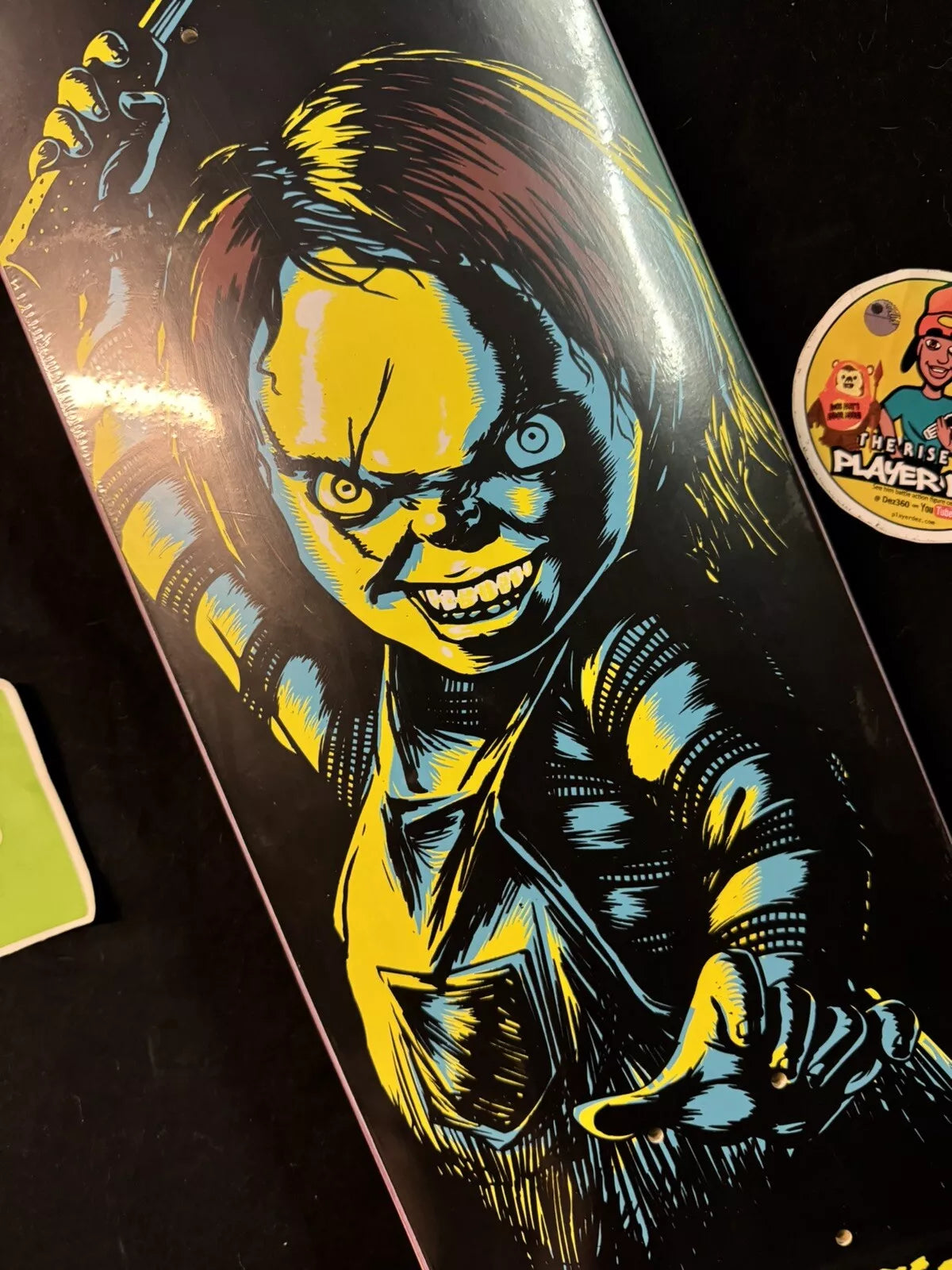 Jim Greco Signed Child’s Play Autographed Skateboard Deck Chucky Hammers