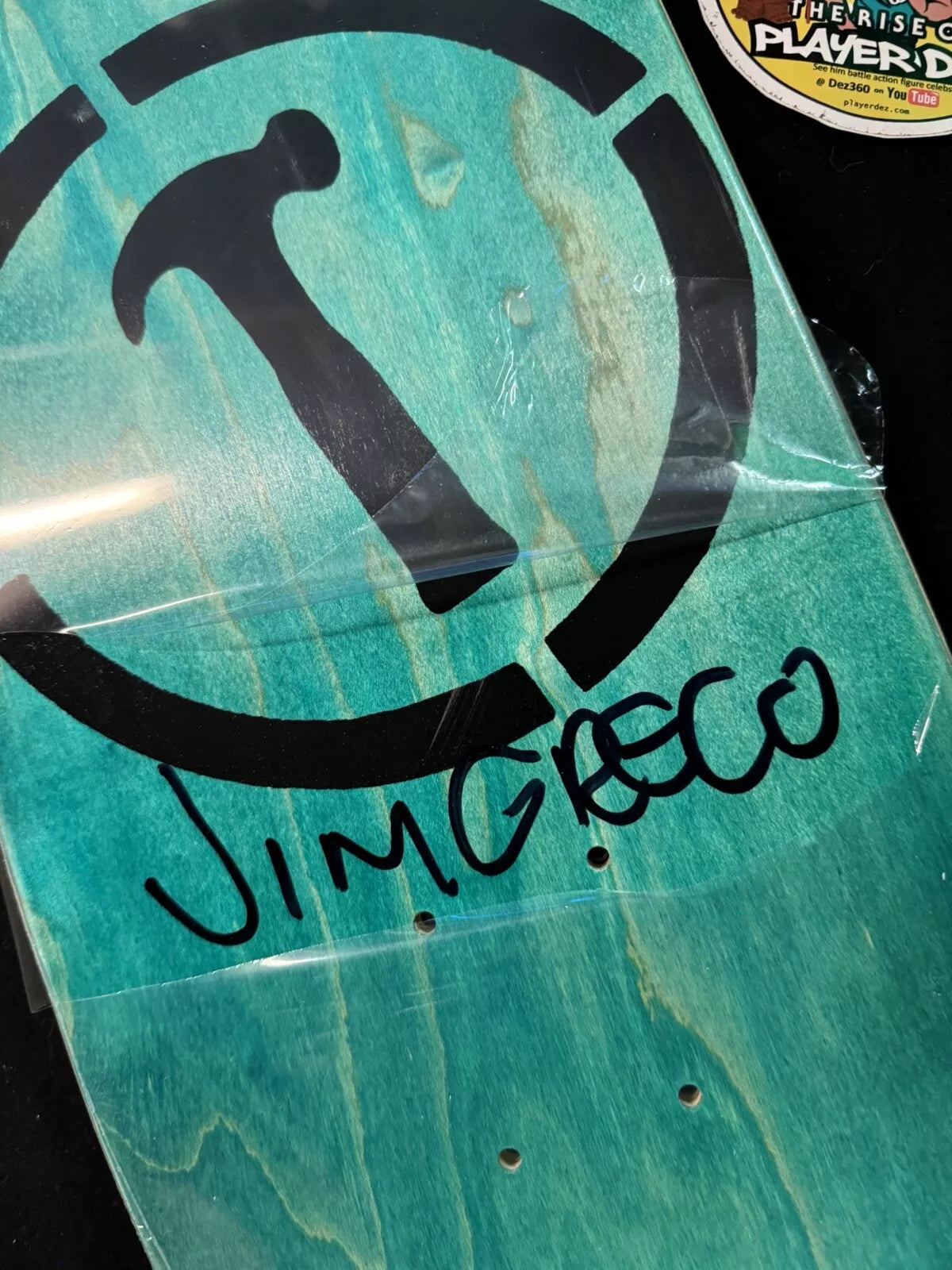 Jim Greco Signed Child’s Play Autographed Skateboard Deck Chucky Hammers