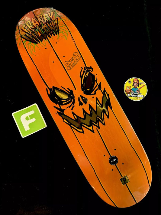 Franky Villani Signed Primitive FOS Pumpking Autographed Skateboard Deck Halloween Egg