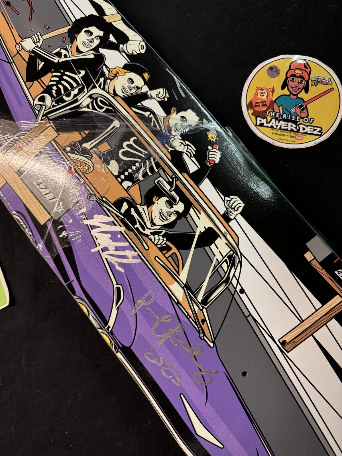 Paul Rodriguez Signed Cobra Kai Prod Karate Kid Primitive Autographed Skateboard Deck