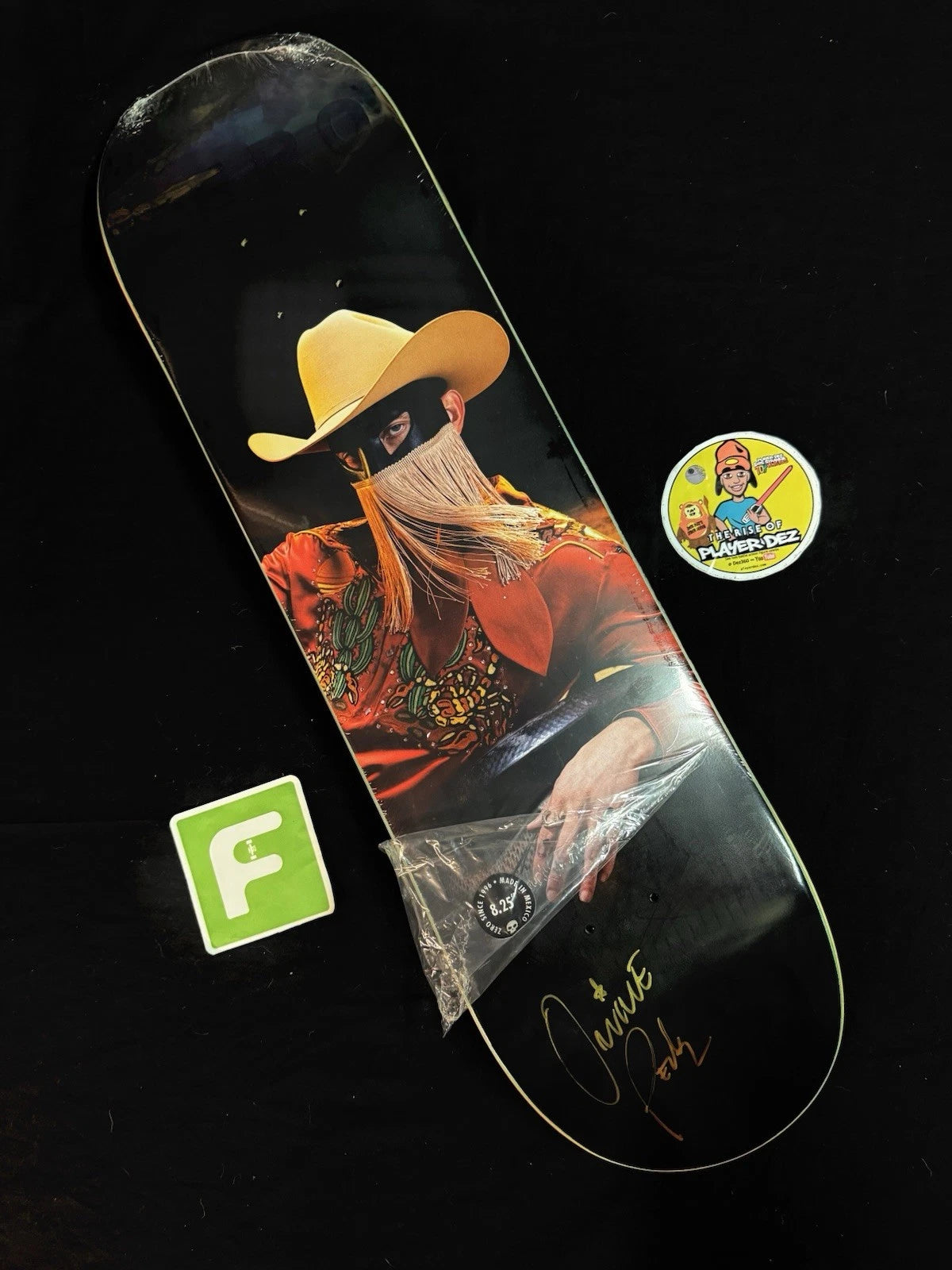 Signed Orville Peck Limited Edition Zero Autographed Skateboard Deck