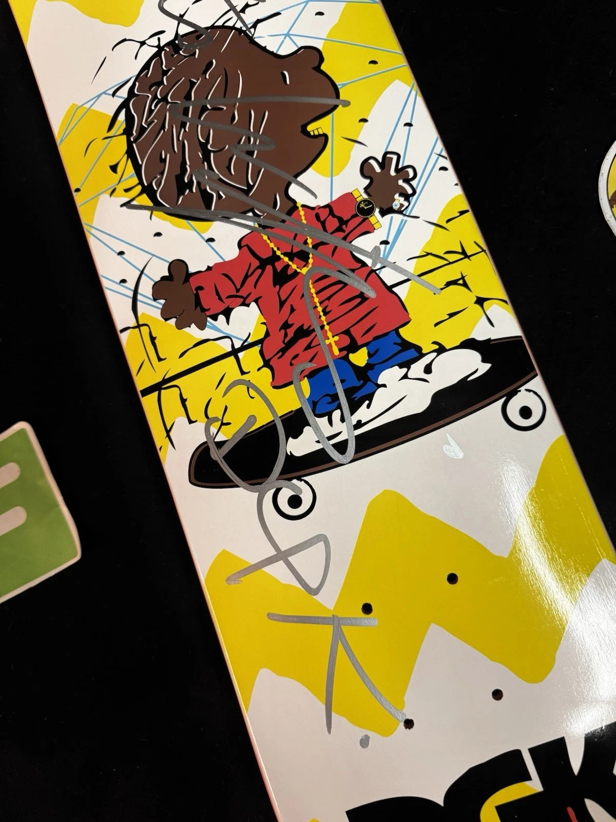 Signed Stevie Williams DGK Charlie Brown Peanuts Autographed Skateboard Deck