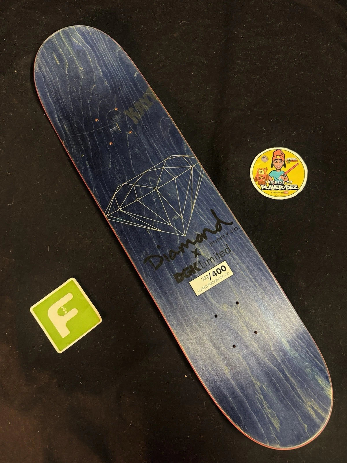 Signed Stevie Williams DGK Charlie Brown Peanuts Autographed Skateboard Deck