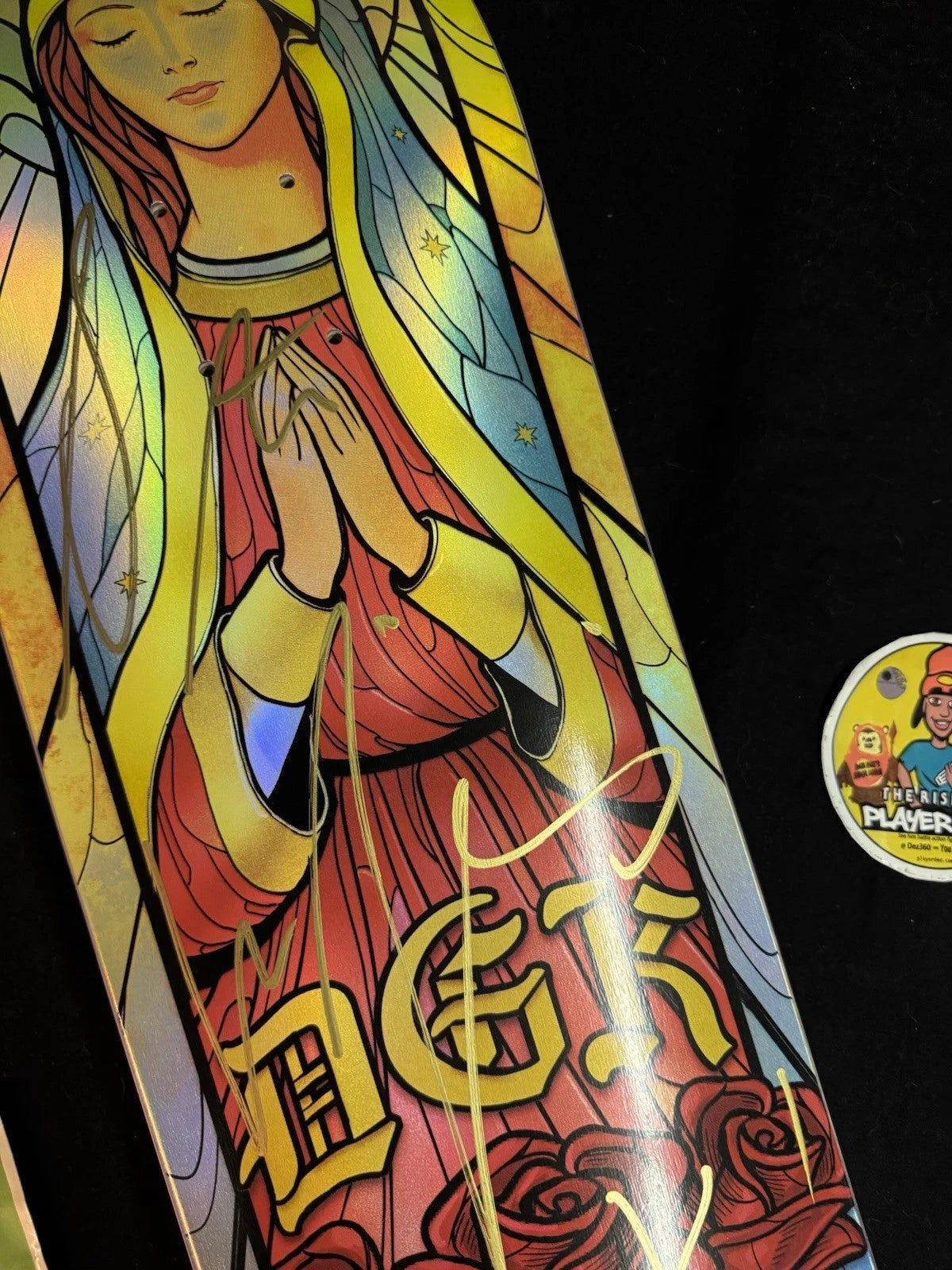 Signed Stevie Williams Cathedral DGK Autographed Skateboard Deck