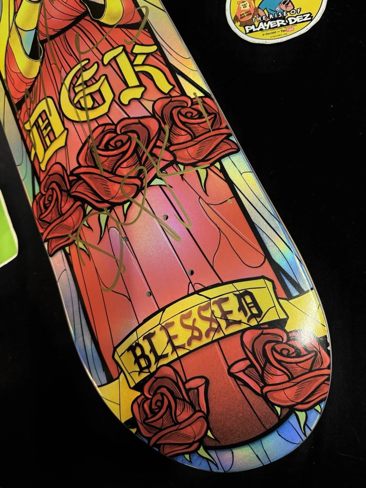 Signed Stevie Williams Cathedral DGK Autographed Skateboard Deck