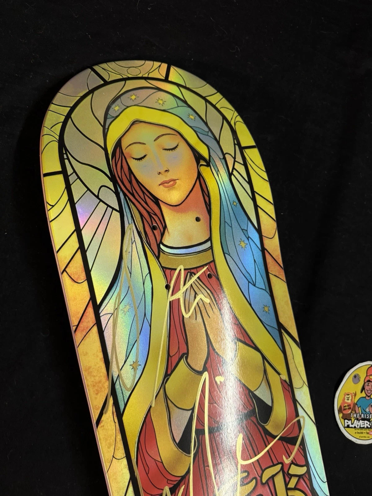 Signed Stevie Williams Cathedral DGK Autographed Skateboard Deck