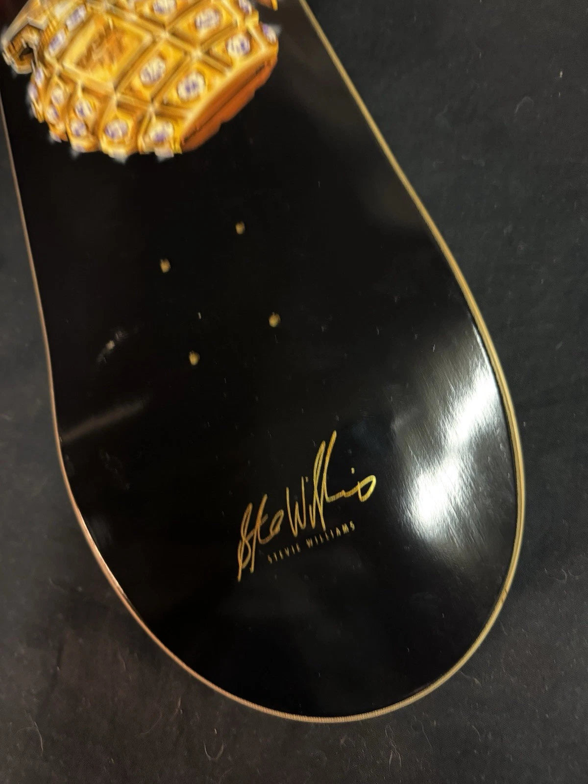 Signed Stevie Williams DGK Iced Out Grenade Autographed Skateboard Deck