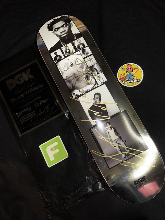 Signed Stevie Williams Blabac 25 Years DGK Blind Bag Autographed Skateboard Deck