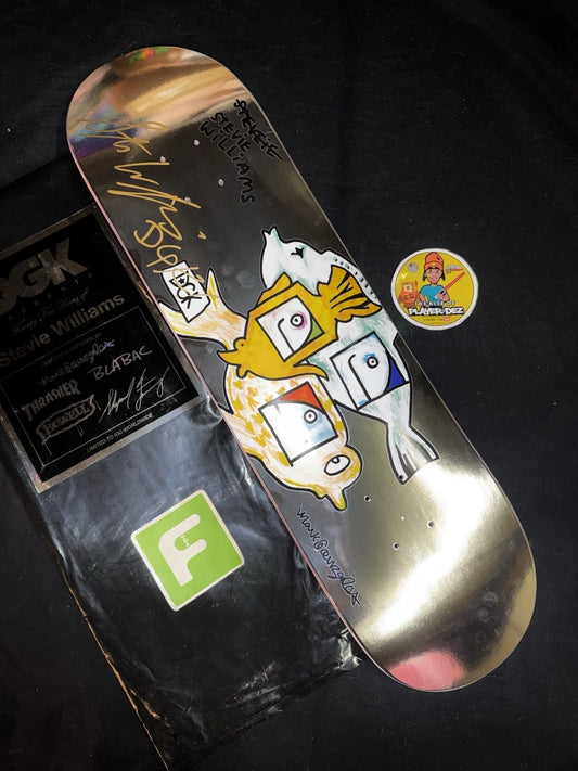 Signed Stevie Williams Mark Gonzales 25 Years DGK Blind Bag Autographed Skateboard Deck