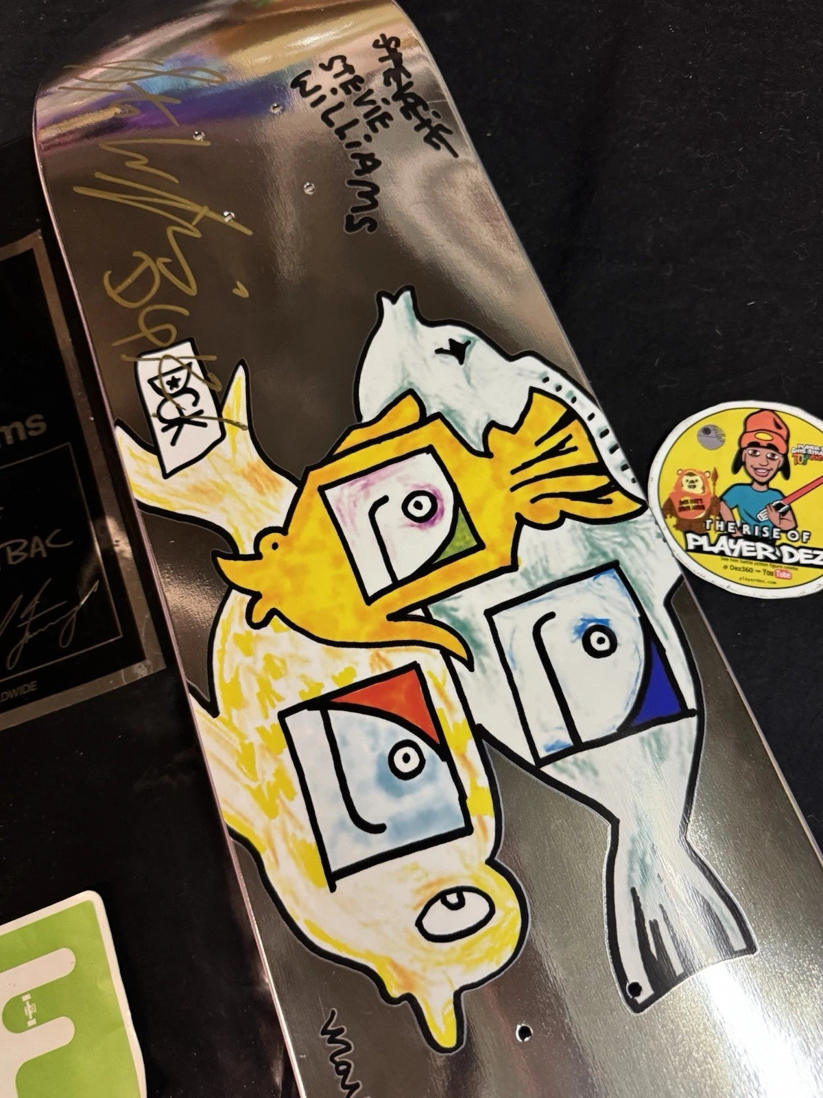 Signed Stevie Williams Mark Gonzales 25 Years DGK Blind Bag Autographed Skateboard Deck