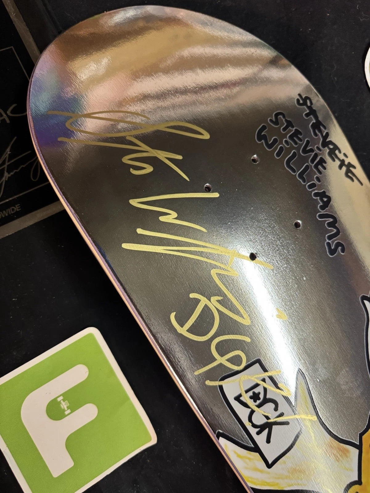 Signed Stevie Williams Mark Gonzales 25 Years DGK Blind Bag Autographed Skateboard Deck