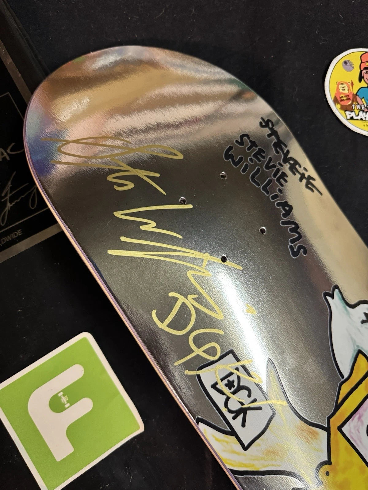 Signed Stevie Williams Mark Gonzales 25 Years DGK Blind Bag Autographed Skateboard Deck
