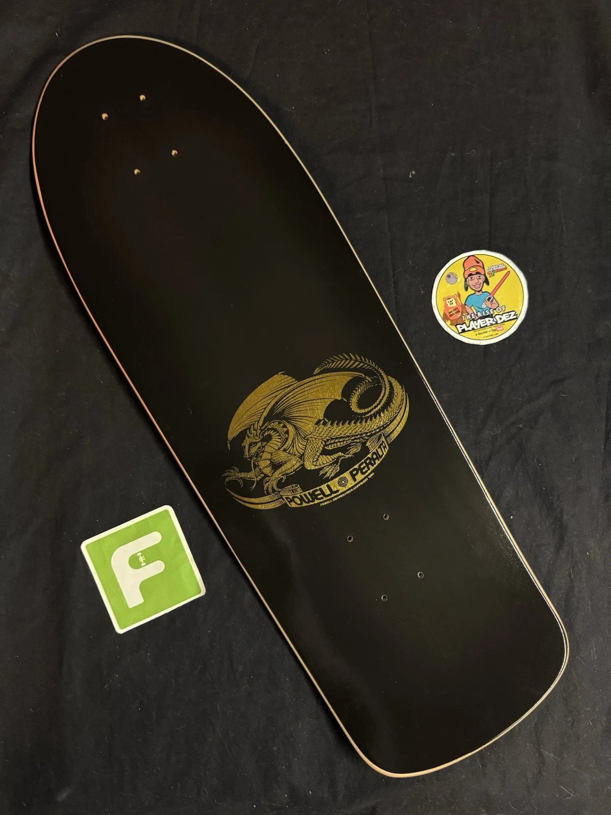 Signed Steve Caballero OG Ripper Gold Powell Peralta Autographed Skateboard Deck