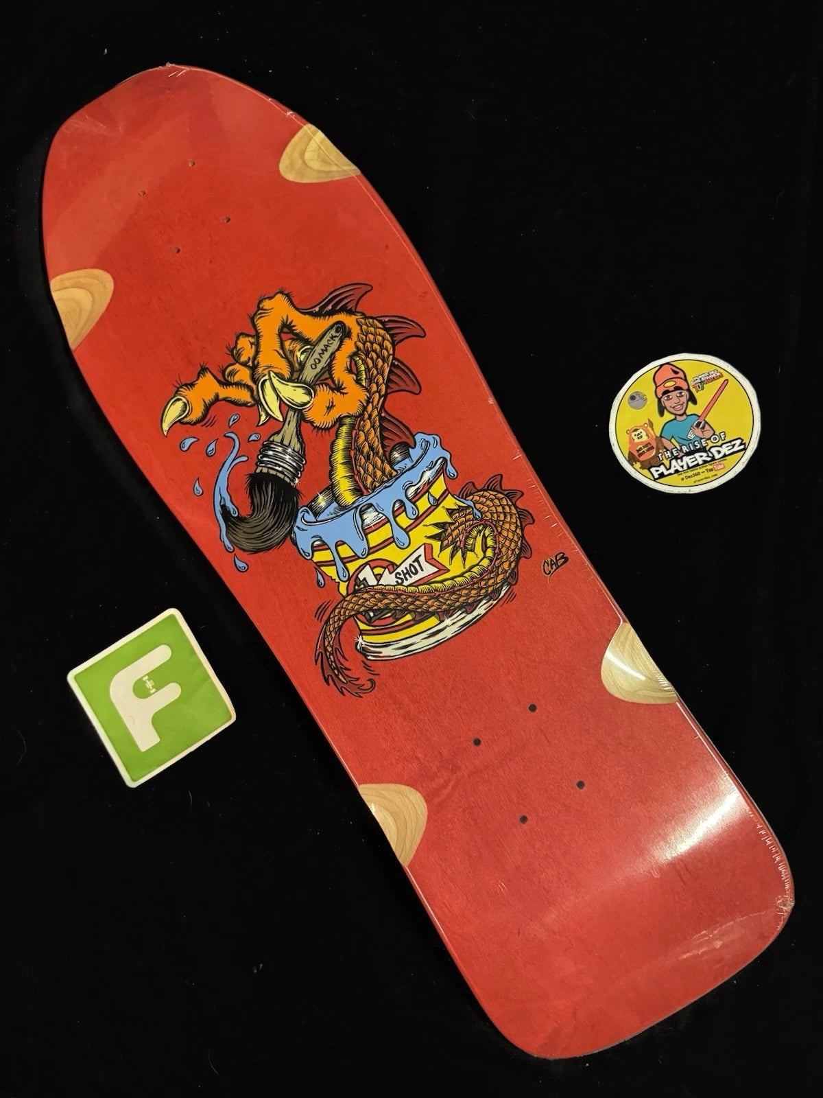 Signed Steve Caballero Pinstriper Artist Series Autographed Skateboard Deck