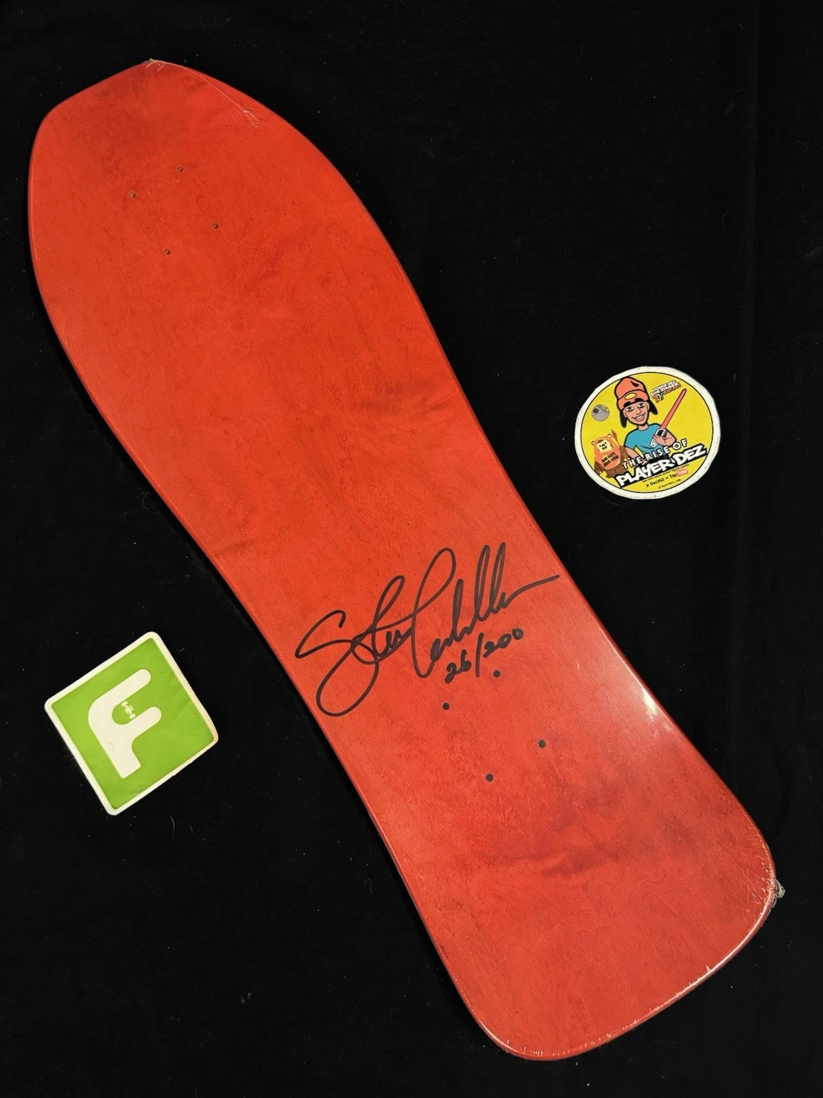 Signed Steve Caballero Pinstriper Artist Series Autographed Skateboard Deck