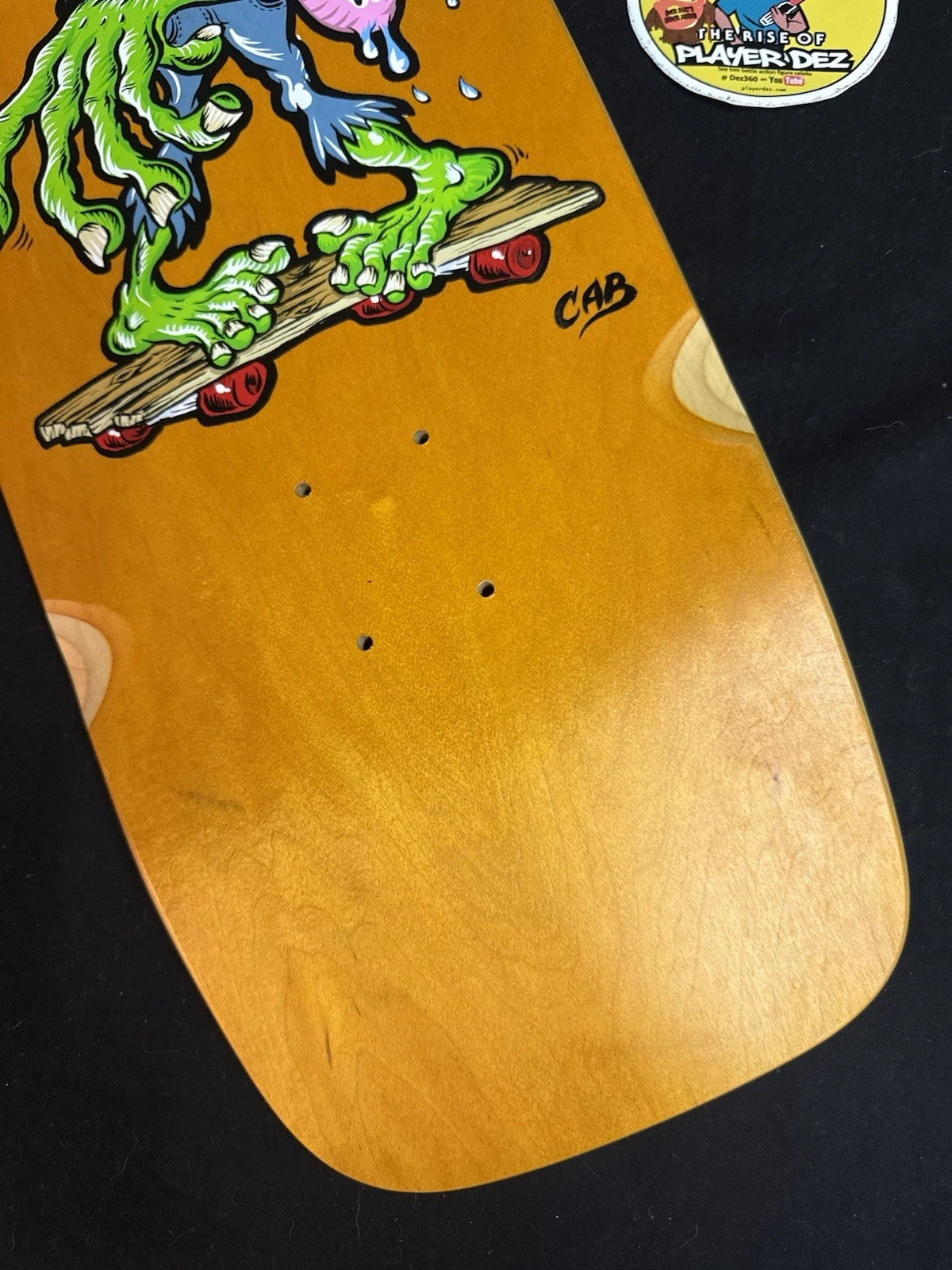 Signed Steve Caballero Frankenstein Artist Series Autographed Skateboard Deck